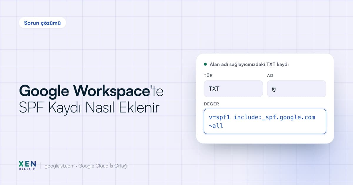Terminalde SPF DNS kaydı sorgusu ve doğrulama çıktısı